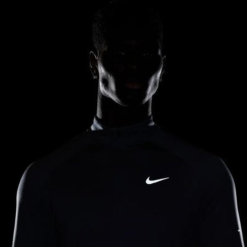Men's running sweatshirt Nike Stride 1/4 Zip Dri-Fit diffused blue