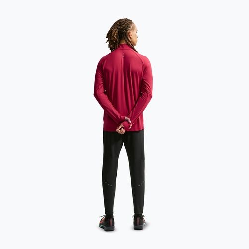 Men's running sweatshirt Nike Stride 1/4 Zip Dri-Fit tough red