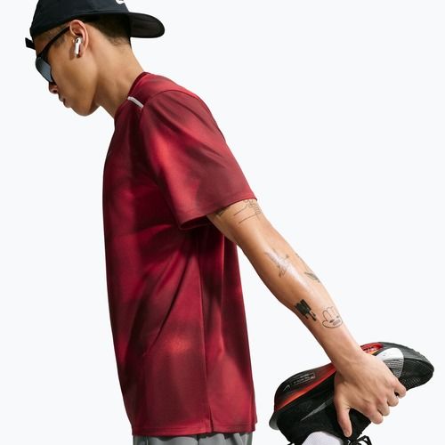 Men's running shirt Nike Miler light crimson