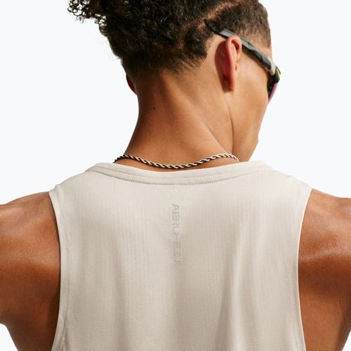 Men's running shirt Nike Stride cream Ii/sail