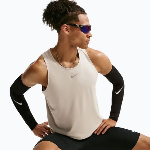 Men's running shirt Nike Stride cream Ii/sail
