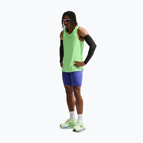 Men's running shirt Nike Stride volt/light silver