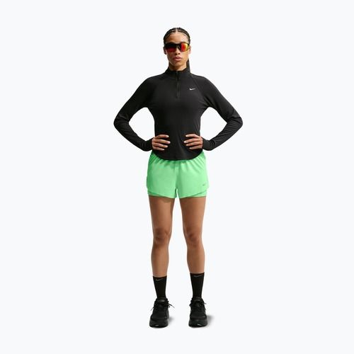 Women's running shorts Nike Swift Mid-Rise 2in1 illusion green