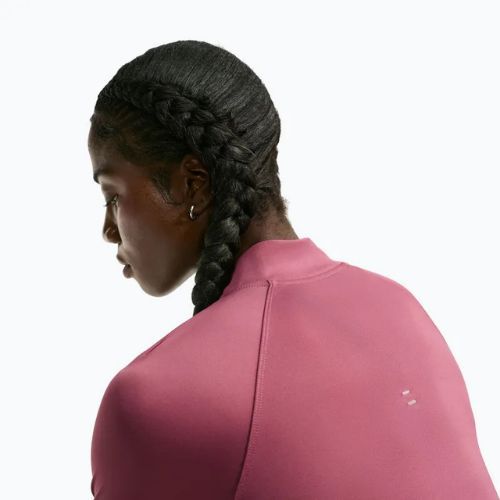 Women's running sweatshirt Nike Tempo Dri-Fit 1/4 Zip pink smoke