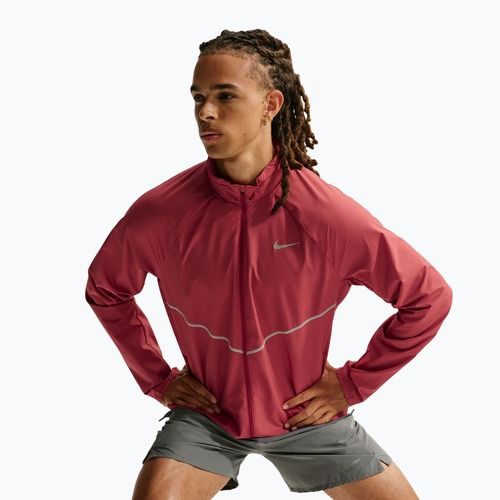 Men's running jacket Nike Miler tough red/tough red