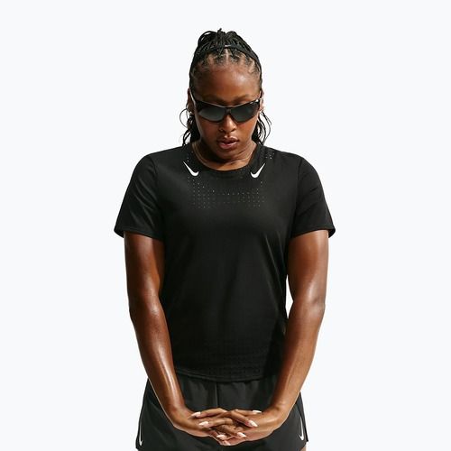 Women's running shirt Nike AeroSwift black/white