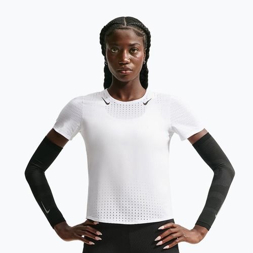 Women's running shirt Nike AeroSwift white/black