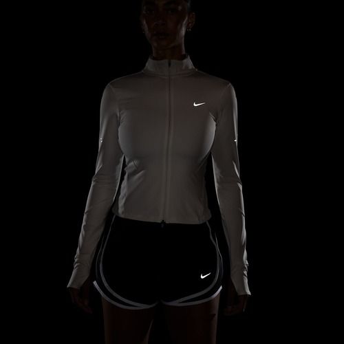 Women's running sweatshirt Nike Swift Dri-Fit Full Zip sail