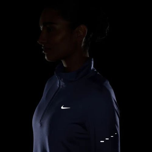 Women's running sweatshirt Nike Swift Dri-FIT UV 1/4-Zip aluminum