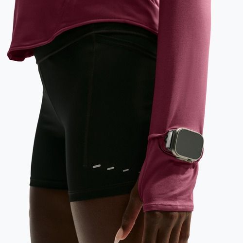 Women's running sweatshirt Nike Swift Dri-FIT UV 1/4-Zip pink smoke