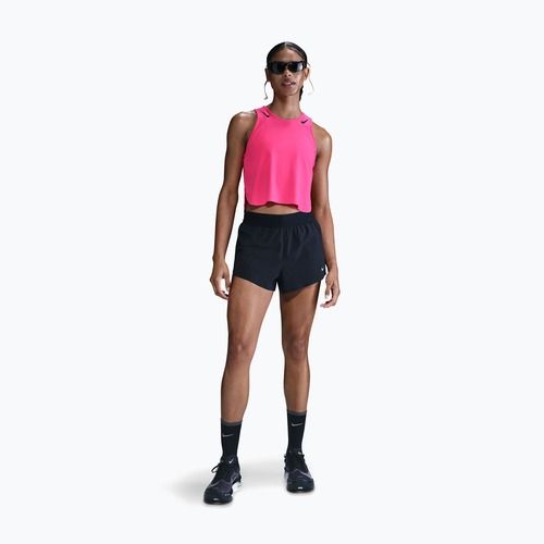 Women's running shirt Nike AeroSwift hyper pink/black