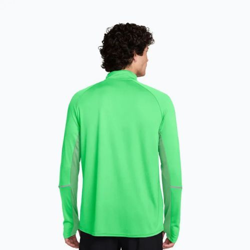 Men's running sweatshirt Nike Miler Dri-Fit UV 1/2 Zip illusion green