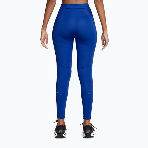 Women's leggings Nike Tempo Swoosh Run old royal/pink rise