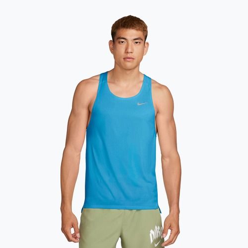 Men's running shirt Nike Fast Dri-Fit light current blue
