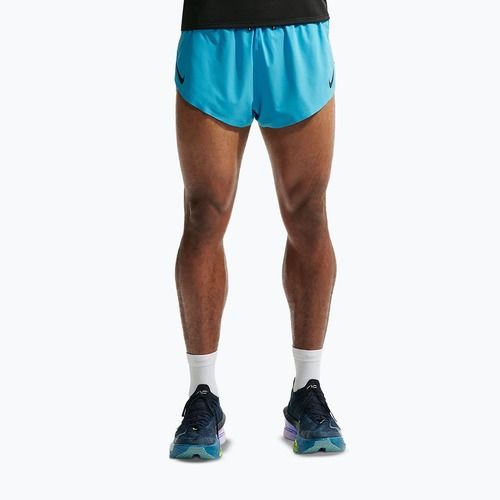 Men's running shorts Nike AeroSwift light current blue/black