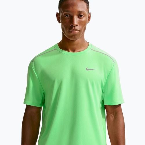 Men's running shirt Nike Miler Dri-Fit UV illusion green