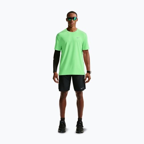 Men's running shirt Nike Miler Dri-Fit UV illusion green