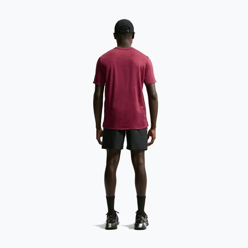 Men's running shirt Nike Miler Dri-Fit UV tough red/mystic dates