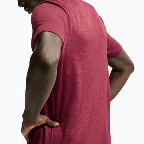 Men's running shirt Nike Miler Dri-Fit UV tough red/mystic dates