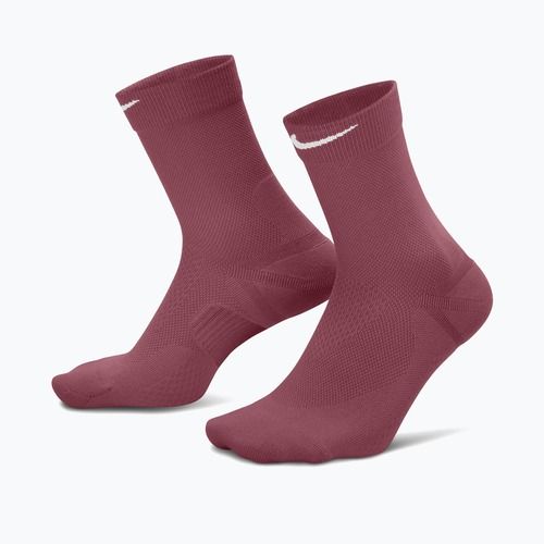 Socks Nike Run Midweight Crew pink smoke/pink rise/white