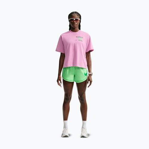 Women's running shirt Nike Swift Dri-Fit pink rise/illusion green