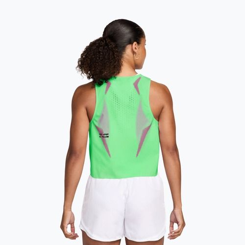 Men's running shirt Nike AeroSwift illusion green/black/black