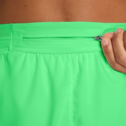 Women's running shorts Nike AeroSwift illusion green/black