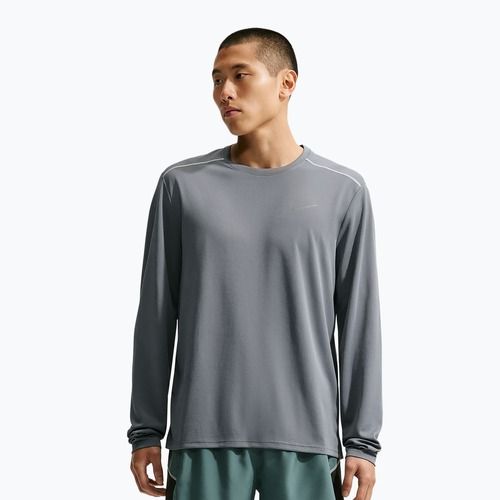Men's running longsleeve Nike Miler Dri-Fit UV smoke grey