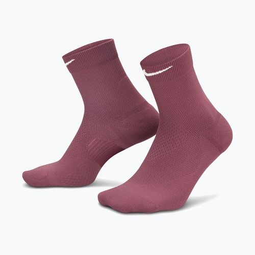 Socks Nike Run Midweight Micro Crew pink smoke/pink rise/white