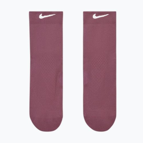 Socks Nike Run Midweight Micro Crew pink smoke/pink rise/white