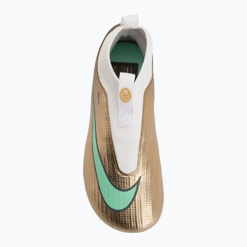Children's football boots Nike Jr. Mercurial Superfly 11 Academy "Kylian Mbappé" metallic gold/green glow