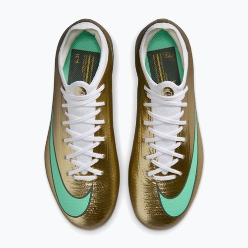 Children's football boots Nike Jr. Vapor 17 Pro "Kylian Mbappé" Metallic Gold/Green Glow