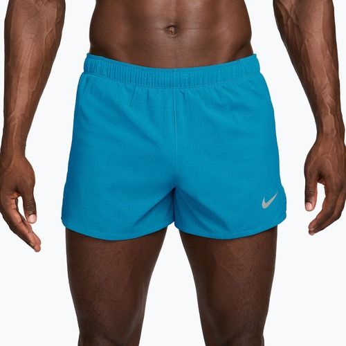 Men's running shorts Nike Fast light current blue/black