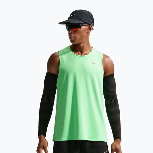 Men's running shirt Nike Miler illusion green
