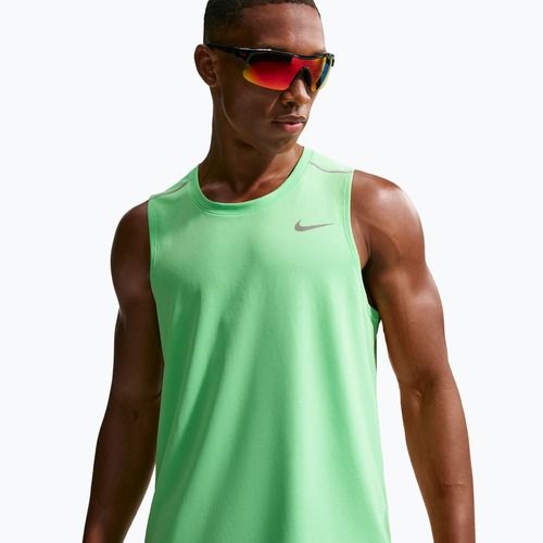Men's running shirt Nike Miler illusion green