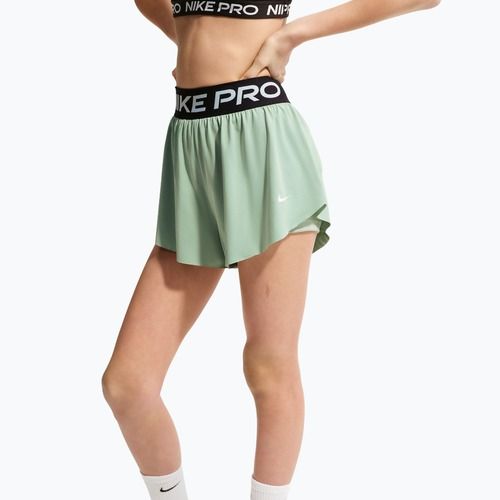 Children's shorts Nike Pro Dri-Fit 2in1 steam/black/white