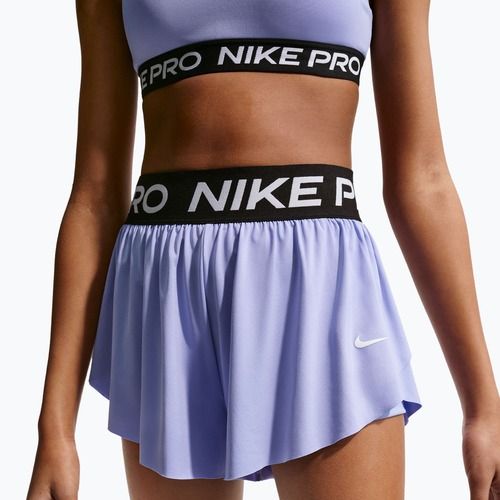 Children's shorts Nike Pro Dri-Fit 2in1 light thistle/black/white