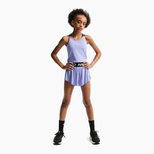 Children's shorts Nike Pro Dri-Fit 2in1 light thistle/black/white