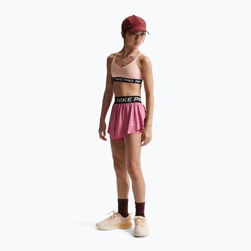 Children's shorts Nike Pro Dri-Fit 2in1 peony/black/white
