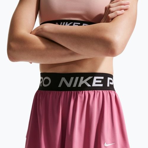 Children's shorts Nike Pro Dri-Fit 2in1 peony/black/white