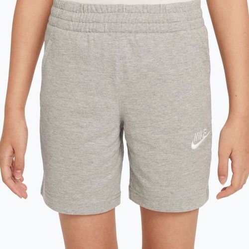 Children's shorts Nike Sportswear Club 6" dark grey heather/white