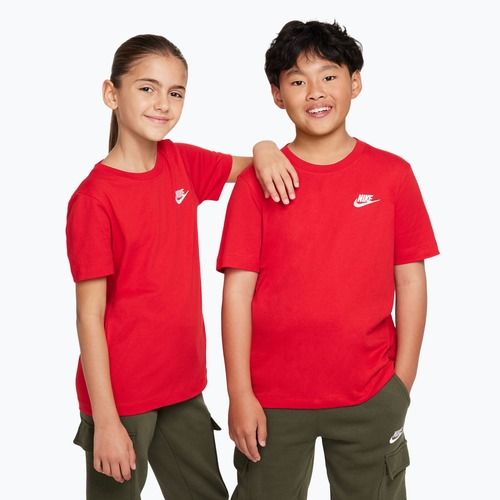 Children's T-shirt Nike Sportswear university red