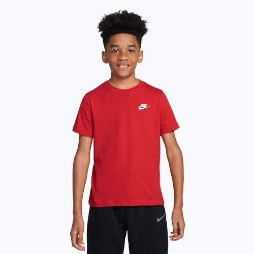 Children's T-shirt Nike Sportswear university red