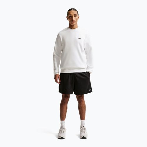Men's sweatshirt Nike Club Fleece Crew white/black