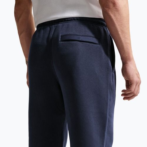 Men's trousers Nike Club Cuffed Brushed obsidian/obsidian/white