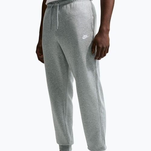 Men's trousers Nike Club French Terry Joggers dark grey heather/light smoke grey/white