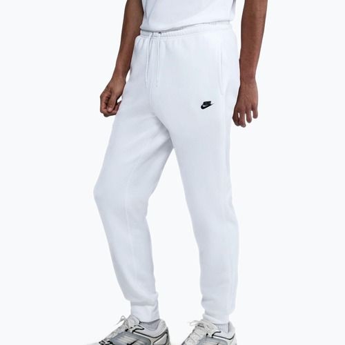 Men's trousers Nike Club Jogger white/white/black