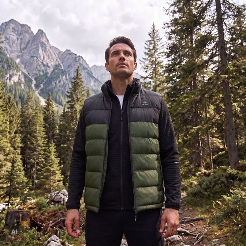 Men's KADVA Cryon green gilet