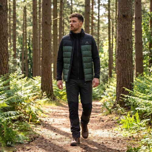Men's KADVA Cryon green gilet
