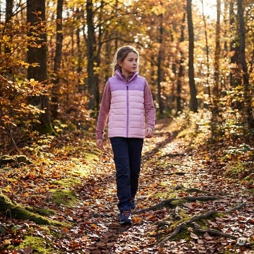 Children's sleeveless jacket KADVA Cryon JR purple